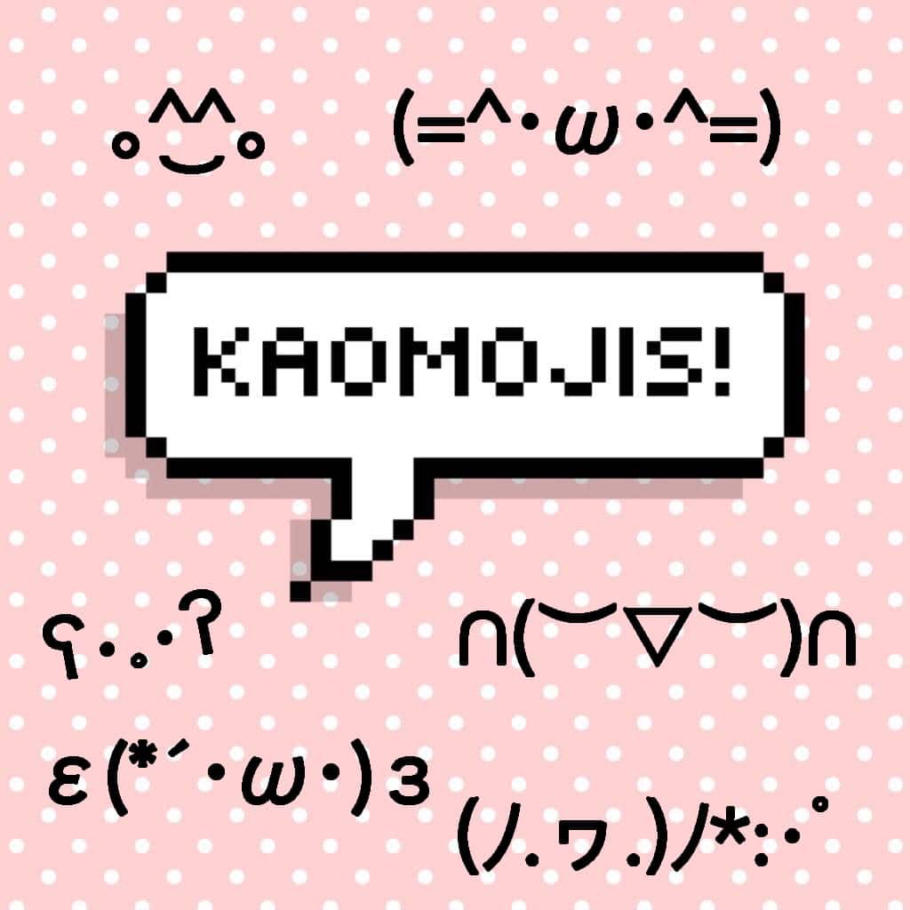 Kawaii Emoji Faces Kaomojis 