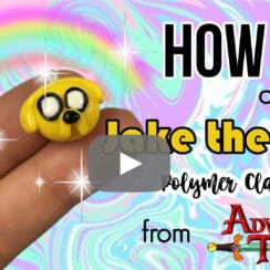 adventure time jake the dog how to make jake the dog polymer clay tutorial